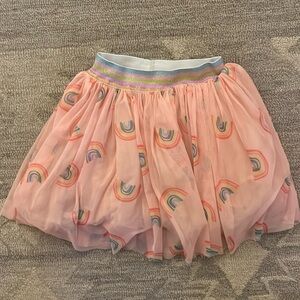 Rainbow print tulle skirt size 8